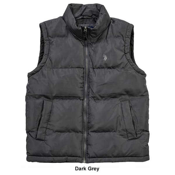 Mens U.S. Polo Assn.&#174; Solid Signature Puffer Vest