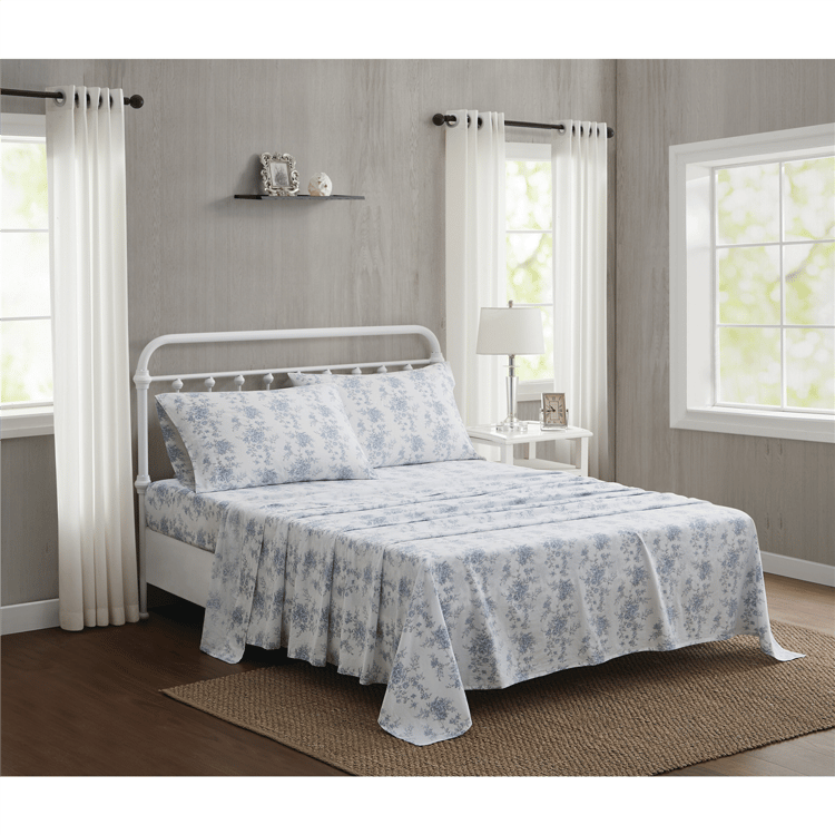 The Farmhouse by Rachel Ashwell British Rose 4pc. Sheet Set