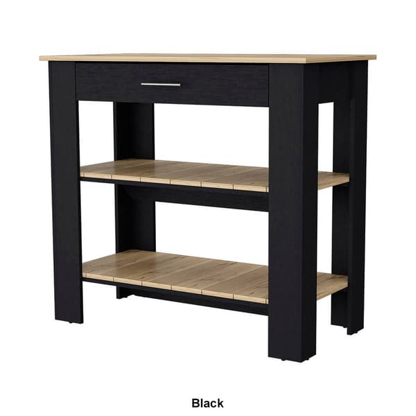 FM FURNITURE Brooklyn 40in. Kitchen Island