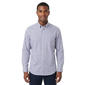 Mens Christian Aujard Regular Fit Plaid Dress Shirt - Grey/Pink - image 1