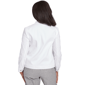 Petite Alfred Dunner Crystal Springs Eyelet Denim Jacket - image 2