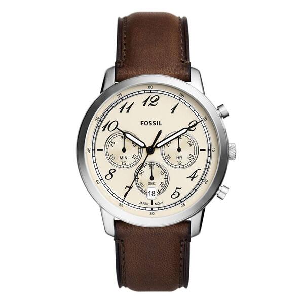 Mens Fossil Neutra Chronograph Stainless Steel Watch - FS6022 - image 