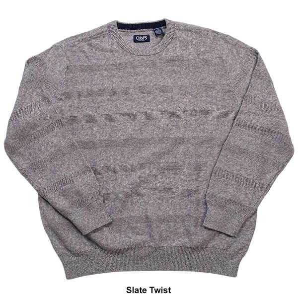 Mens Big & Tall Chaps Crew Neck Sweater