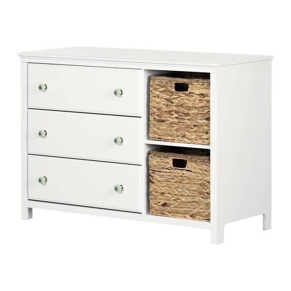 South Shore Balka 3-Drawer Dresser With Baskets - image 