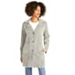 Womens NVLT Single Breasted Herringbone Coatigan - image 1