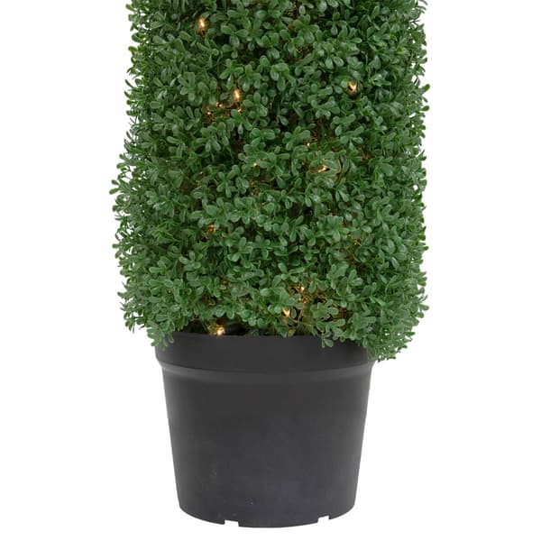 Northlight Seasonal 4ft. Pre-Lit Artificial Boxwood Topiary Tree