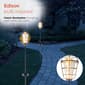 Alpine Solar Edison Bulb Garden Stake w/ LED Lights - Set of 2 - image 6
