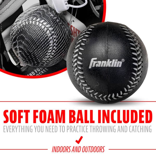 Franklin® 9.5in. MESHTEK Gloves & Ball - Black