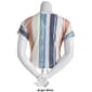 Womens Tru  Self Faux Button Front Stripe Tie Front Shirt - image 2