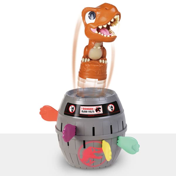 TOMY Jurassic World Pop Up T-Rex Game - image 