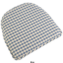 The Gripper Gingham Check Chair Pad