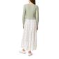 Juniors Wallflower Two in One Cardigan Tier Ivory Maxi Dress - image 2
