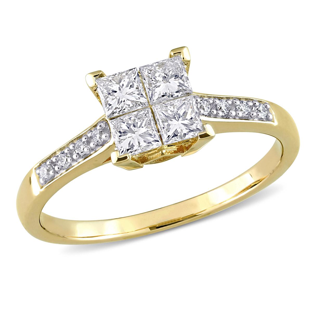 Diamond Classics™ 10kt. Gold 5/8ctw. Diamond Engagement...