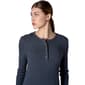 Womens CITY BLUES Long Sleeve Thermal Henley Top - image 4