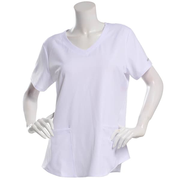 Womens Skechers Short Sleeve V-Neck Scrub Top with 3 Pockets