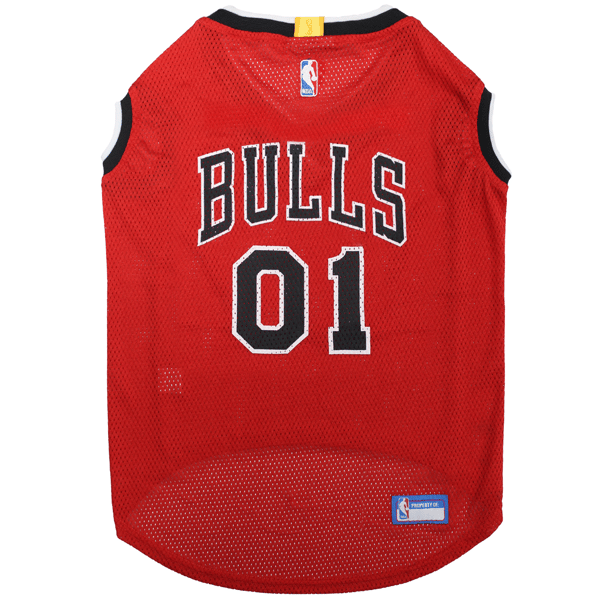 NBA Chicago Bulls Basketball Mesh Pet Jersey