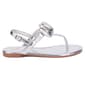 Womens New York & Company Rosette Flip Flops - image 2