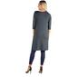 Womens 24/7 Comfort Apparel Long Sleeve High Low Hemline Tunic - image 2