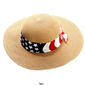 Womens Mad Hatter Americana Floppy Hat with Back Bow - image 4