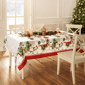 Threadmade Snowman Winterland Holiday Snowflake Tablecloth - image 2