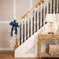 Northlight 9ft. Warm White LED Flocked Twig Christmas Garland - image 1