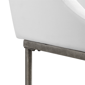 HH2 Home Dillon Low Profile Wingback White Counter Height Stool - image 10