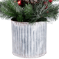 Northlight 12in. Frosted Pine & Berries Floral Arrangement - image 5