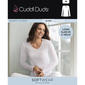 Womens Cuddl Duds® Softwear Lace Edge Long Sleeve V-Neck Tee - image 5