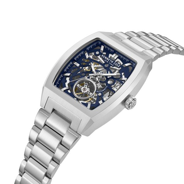 Mens Kenneth Cole New York® Automatic Silver Watch - KCWGY0077503