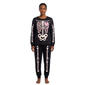Womens Jaclyn Family of Skeletons Joggers Pajama Set - image 1