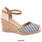Womens White Mountain Mamba Wedge Espadrilles Sandals - image 9