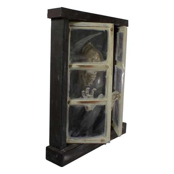 Northlight Seasonal 29in. Animated Opening Window Halloween Décor