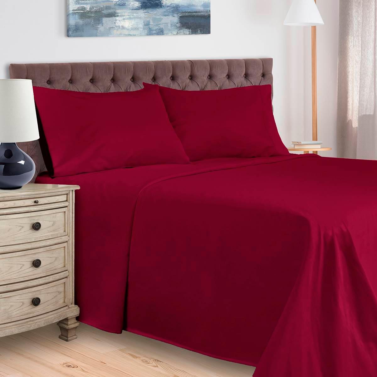 Superior Jiro Solid 400TC Egyptian Cotton Deep Pocket Sheet...