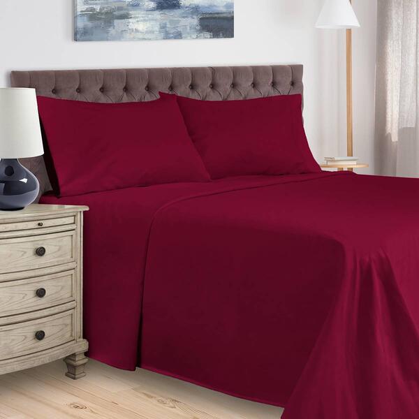 Superior Jiro Solid 400TC Egyptian Cotton Deep Pocket Sheet Set - image 