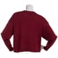 Junior Pink Rose Jacquard Bear Slouchy Sweater - image 3
