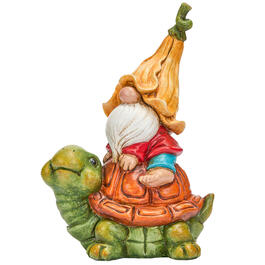 Gnome Riding on a Turtle
