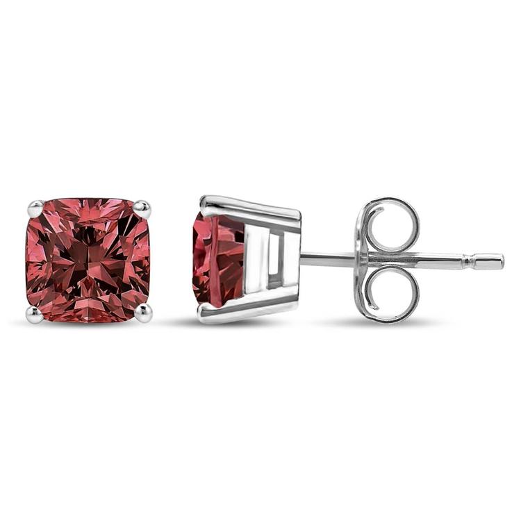 Haus of Brilliance 1/2ct. Lab Grown Pink Diamond Stud Earrings