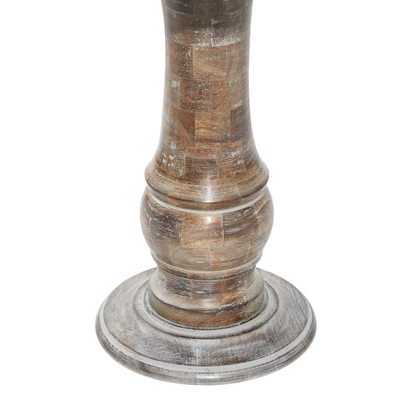 9th & Pike® Round Wood Pedestal Table