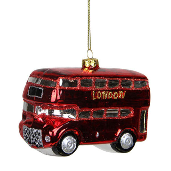 London Double Decker Tour Bus Christmas Ornament - image 
