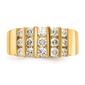 Pure Fire 14kt. Yellow Gold 1ct. Lab Grown Diamond Band - image 4