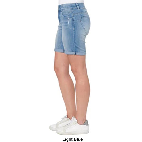 Petite Democracy "Ab"solution® Distressed Shorts