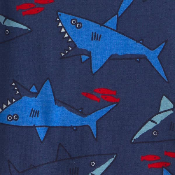 Toddler Boy Carter''s Shark Short-Sleeve Snug Fit 4pc. Pajama Set