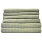 Sweet Home Collection 6pc. Embossed Stripe Microfiber Sheets - image 2