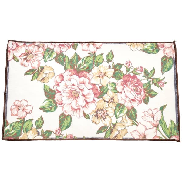 Nourison Floral & Pink Rose Accent Rug - image 