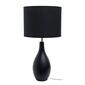 Simple Designs Oval Bowling Pin Base Ceramic Table Lamp - image 4