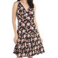 Womens Connected Apparel Sleeveless Floral Challis A-Line Dress - image 3