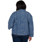 Plus Size Ruby Rd. Game of Luxe Quilted Floral Denim Jacket - image 2