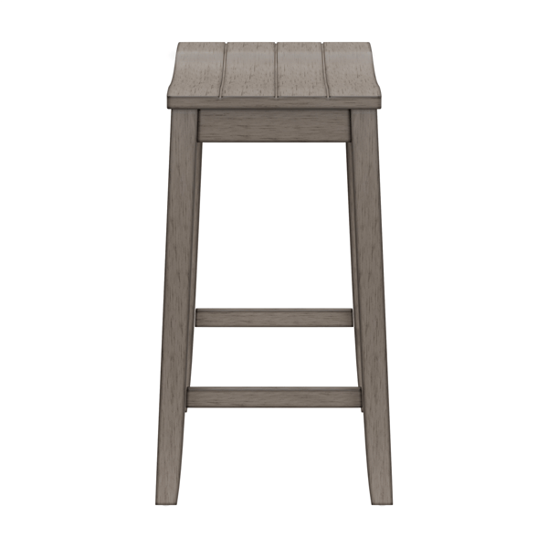 HH2 Home Fiddler Backless Counter Height Stool with Saddle Seat
