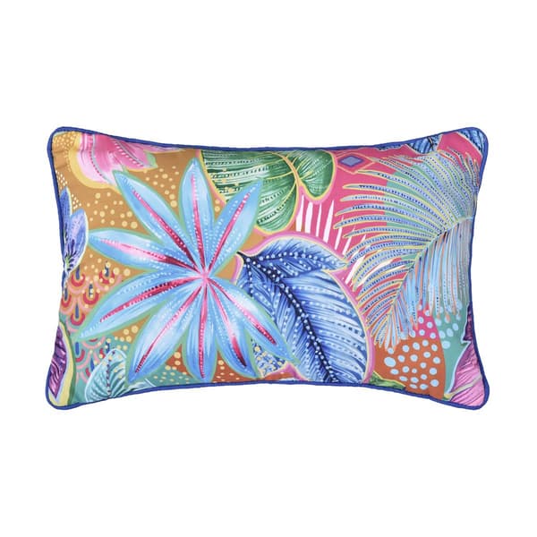 J. Queen New York Hanalei Quilted Boudoir Decor Throw Pillow
