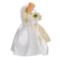 Kurt Adler 10-Light 9-Inch Ivory and Gold Angel Treetop - image 5